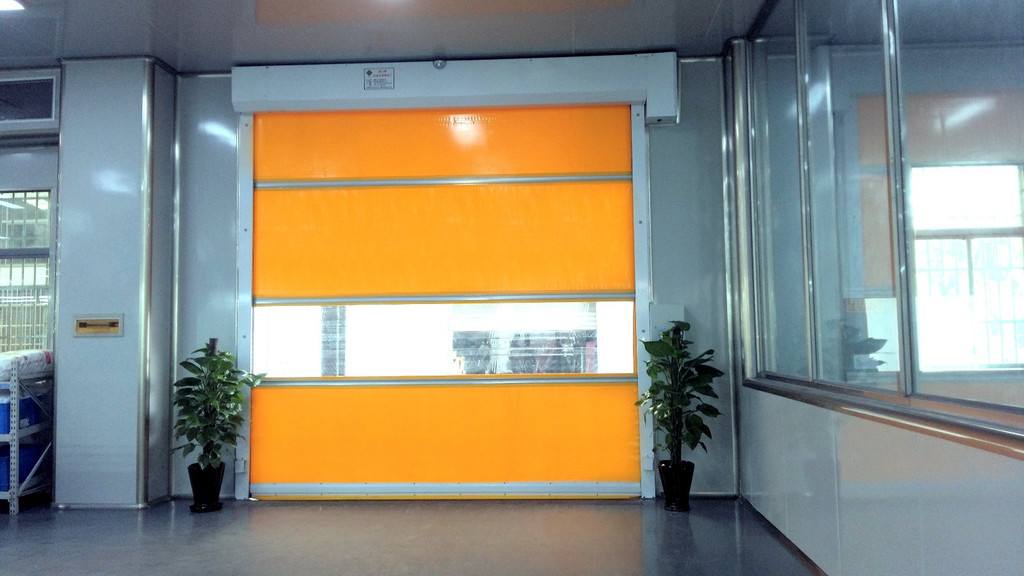 Installation of high quality fast door in Huizhou